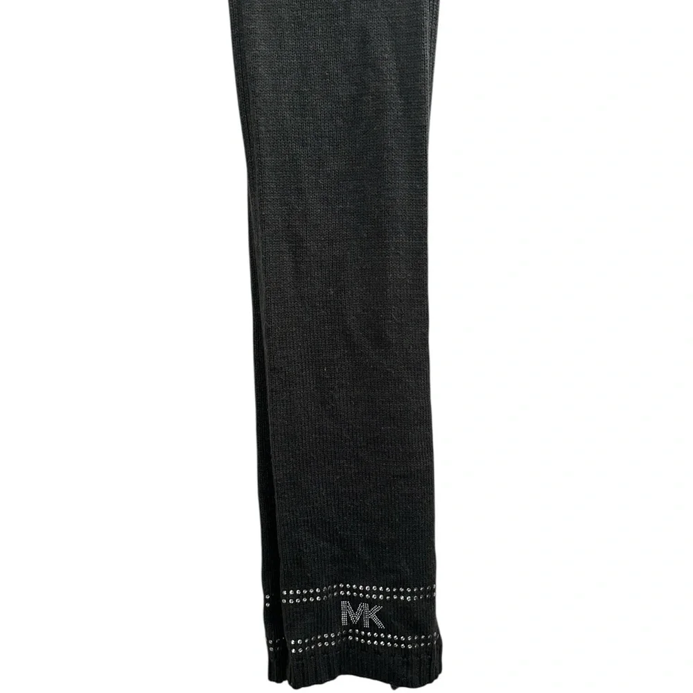 Michael Kors ribbed sweater Scarf Gray with Studs